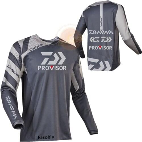 Outdoor Sunscreen Fishing Clothing Breathable Perspiration Daiwa Fishing Clothes Anti-mosquito Ultra-thin Hiking Fishing Shirt