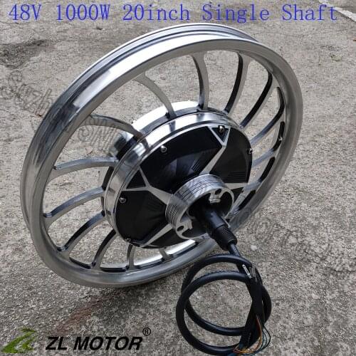 Customized speed and 48V 1000W electric bike disk brake hub motor for Single Shaft e-scooter motor G-MS1