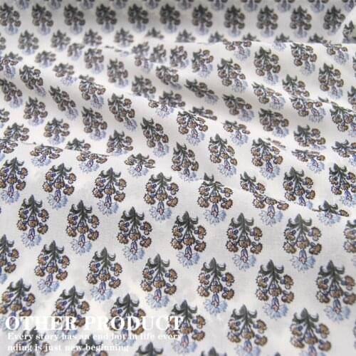 LEO&LIN 12 M Stretch White Large Floral Silk Georgette Chiffon Brand Skirt Shirt Fabric Fabric DIY Patchwork Tissue