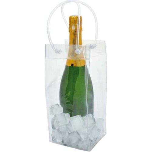 Ice Bag Wine Beer Champagne Bucket Drink Bottle Cooler Chiller Foldable Carrier Bar Tools For Beer Champagne Wine Bucket NEW