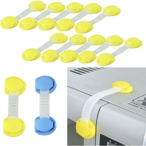 10pcs/lot baby Safety Drawer Locks Baby Safety Door Drawer Lock Hot Selling ftrq0046