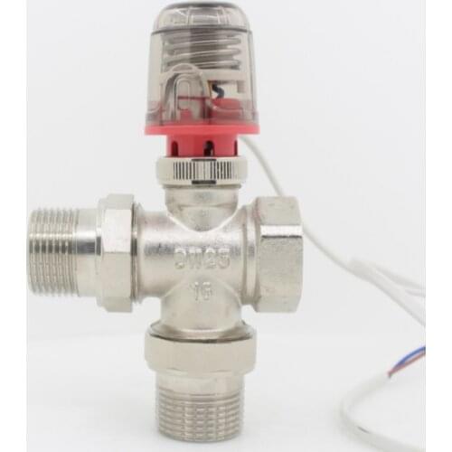 24V 230V NO electric thermal actuator valve head for thermostat manifold underfloor heating temperature control valve DN15 DN32