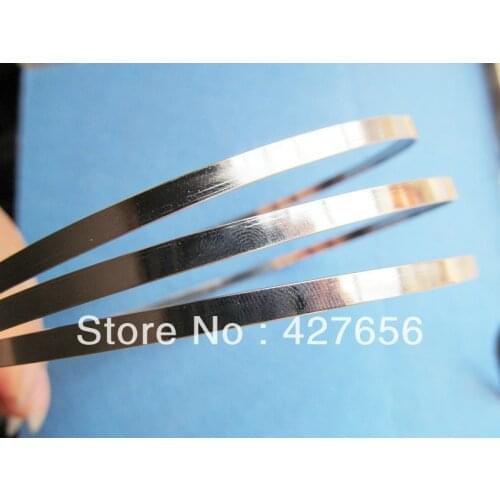 50pcs 4mm Metal Blank Headband Hairband Pendant Charm Finding, DIY Fashion Jewelry Accessory