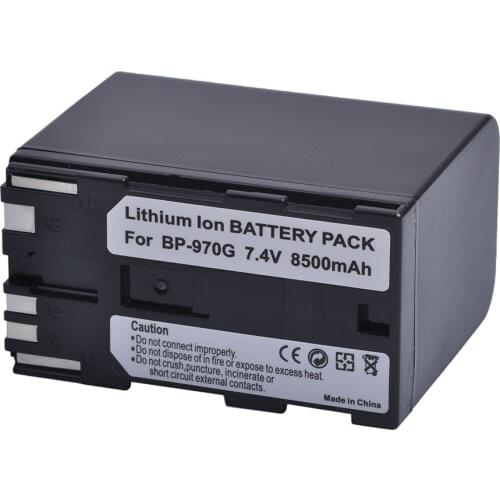 Tectra 1pcs BP-970G BP970G BP 970G Battery for Canon EOS C100 EOS C100 Mark II EOS C300 EOS C300 PL GL2 XF100 Battery