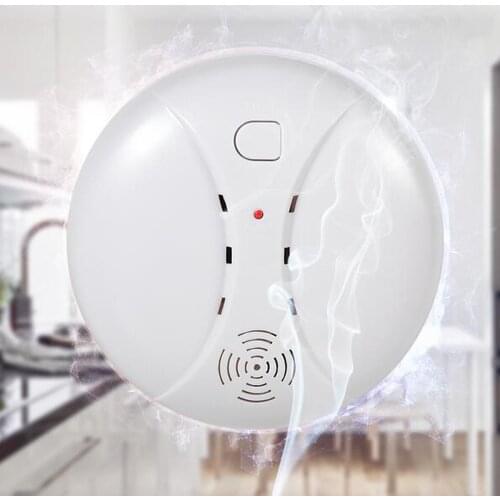 Wireless Fire Protection Smoke Detector Portable Alarm Sensors For Home Security Alarm System