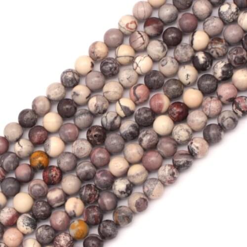 Natural picture jasper stone beads natural gemstone beads DIY loose beads for bracelet making strand 15" wholesale