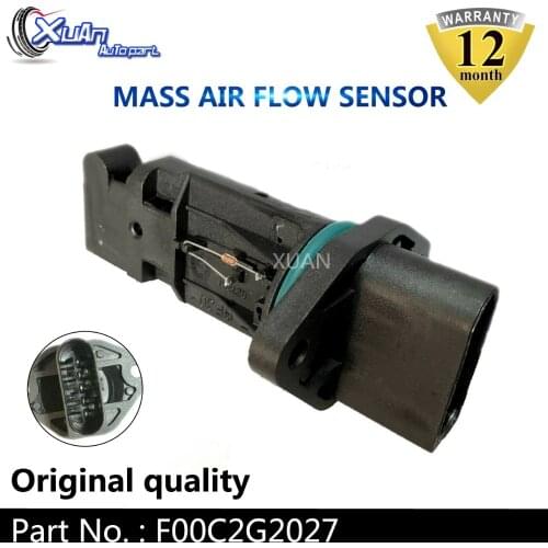 XUAN MAF MASS AIR FLOW METER SENSOR F00C2G2027 For AUDI A3 A4 A6 FORD GALAXY SEAT ALHAMBRA CORDOBA IBIZA SKODA Volkswagen GOLF