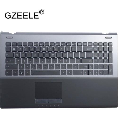 GZEELE US Laptop Keyboard bezel For ASUS U56 U56E U56E-BBL6 U56E-EBL8 U52Jc U53SD U53Jc U53F Palmrest Top Cover UPPER CASE