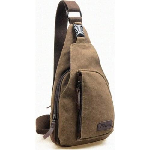 Fashion Men Canvas Shoulder Messenger Bag Casual Chest bags Military Crossbody Bag for Man Multifunction Small Travel Bag