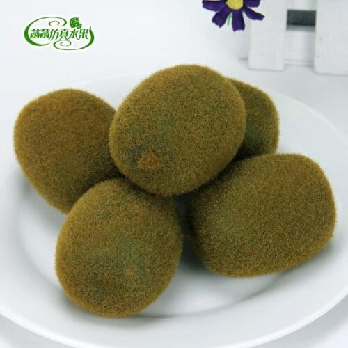 High artificial kiwi fruit fake fruit model set home kitchen cabinet photography props decoration