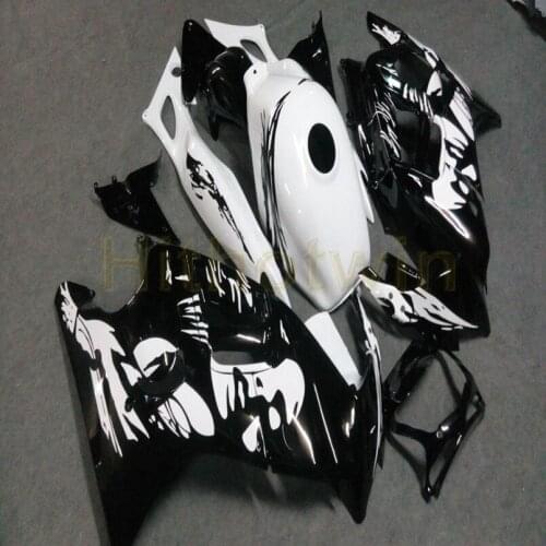 Custom motorcycle cowl for CBR600F3 1997-1998 ABS plastic Fairing Injection mold white black