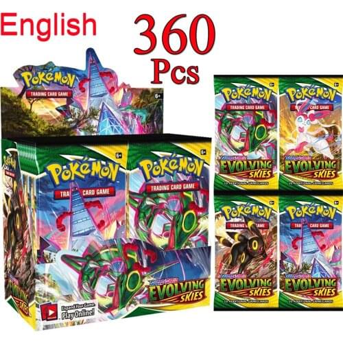 Pokemon TCG card game, 2021 pieces, shiny Booster Box, Pokemon toy series, new series 360