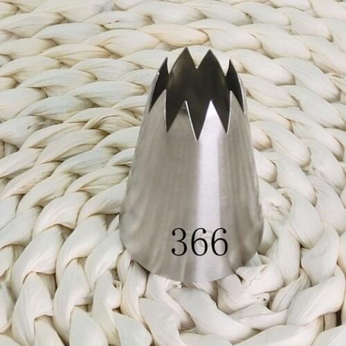 Large Size Piping Nozzle Cake Cream Decor Icing Tips 10 Teeth Close Star Kitchen Accessories