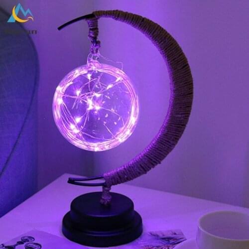 Modern Minimalist Apple LED Desk Lamp Bedroom Restaurant Bar Bedside Glass Table Lamps Living Room Decoration Stars Night Lights