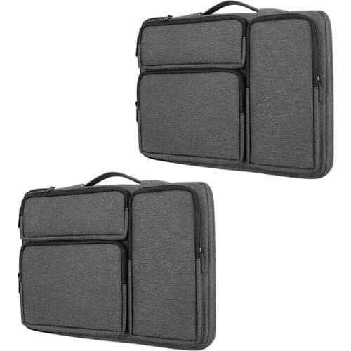 Fashion Computer Liner Bag Sleeve Case Men PC Briefcase Waterproof Laptop Notebook Cover Anti-shaock Handbag 13.3-15.6
