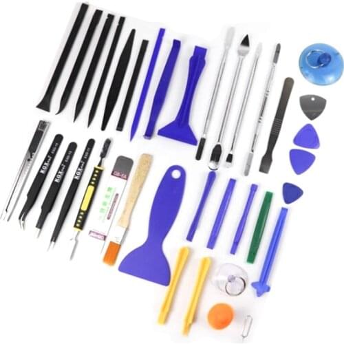 ABSF KGX 37 in 1 Opening Disassembly Repair Tool Kit for Smart Phone Notebook Tablet Computer Maintenance Repairing Kits Hand To