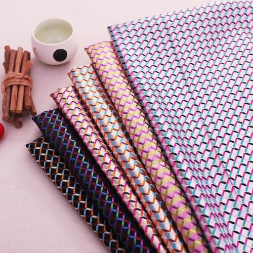 Nylon plaid brocade jacquard fabrics for design of cheongsam and kimono seams stitching satin material