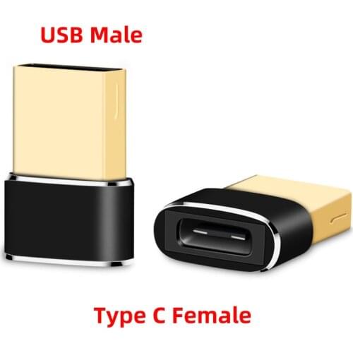 Type C Adapter USB C Female to USB2.0 Male Converter Type-C OTG Cable for Samsung Galaxy s8 s9 Huawei P20