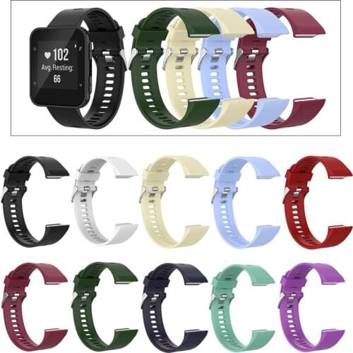 Band for Garmin Forerunner 35 /30 /35J ForeAthlete 35J Soft Silicone Watch Band Sport Strap