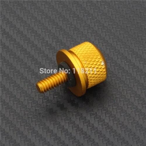 RPMMOTOR Gold Rear Seat Bolt Screw for Harley Dyna Softai Sportster 1200 883 1996-2015