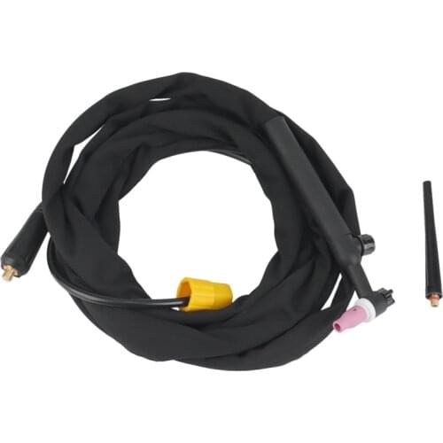 WP9FV TIG Torch 4M Gas Tungsten Arc Welding Torch WP9 Argon Air Cooled Flexible Neck Gas Valve TIG Welding Torch