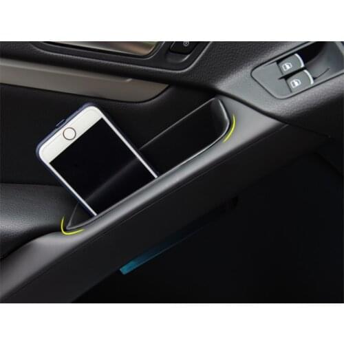 Tiguan MK1 Interior Accessories Tiguan Plastic Storage Box For VW Tiguan MK1 2009-2016 Interior Door Storage Box