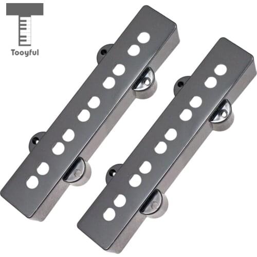 Tooyful 5 String Pickup Covers Open Type for Jazz JB Bass Electric Guitar New
