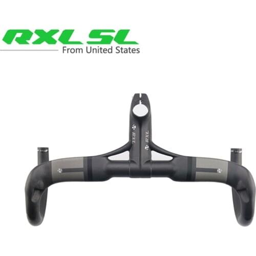 RXL SL UD Matte/Gloss Carbon Handlebar Road Integrated And Stem 28.6mm Breaking Cycling Winding Carbon Road Bicycle Handlebars