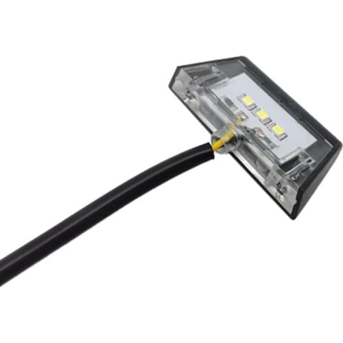 Universal Motorcycle 3 LED Taillight Rear Tail License Plate Brake Number Plate Light Accessories Off-Road Vehicle