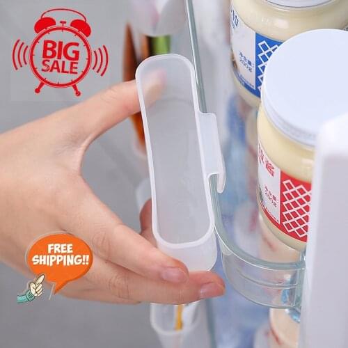 Storage Box Storage Holders Kitchen Organizer Adjustable Kitchen Refrigerator Storage Rack Fridge Freezer Shelf Holder Organiser