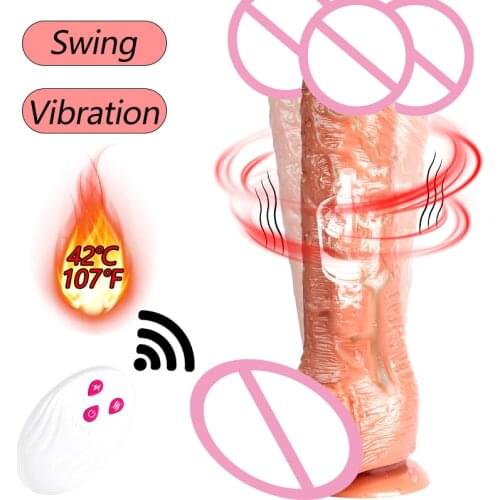 Vibration Female Masturbation Penis Wireless Remote Dildo Vibrator Sex Toy for Woman Suction Cup Dick Vagina Stimulate Massage