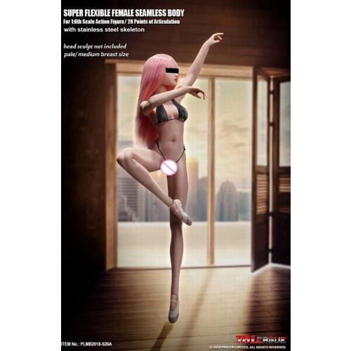 1/6 Scale Pale Suntan Pale Color PHICEN TBLeague Super Flexible Girl Sexy Lady Seamless Body S24A/ 25B / 26A /27B Body Figure