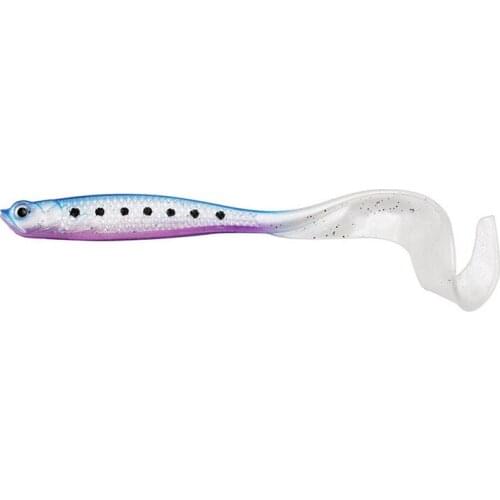 1pcs Cannibal End of roll Tail 115mm 6.1g Artificial Wobblers Fishing Lures Soft Baits Silicone Shad Worm Pesca Bass Fish Bait