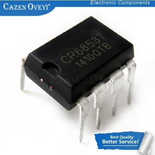 10pcs/lot CR6853T DIP8 CR6853 DIP 6853T DIP-8 In Stock