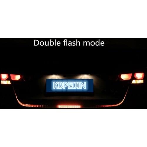 Accessories LED Dynamic Trunk Strip Lighting Rear Tail light Sticker for Jeep wrangler grand cherokee compass car styling