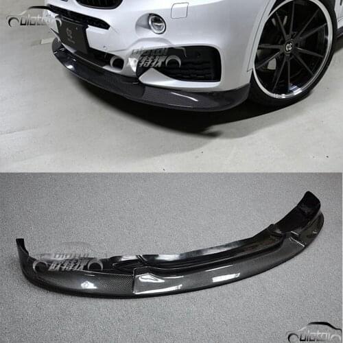 Automobiles 14-16 F16 X6 Carbon Fiber Surface Front Lip Bumper (Fits M Tech Front Bumper) Car Styling Car Accessories