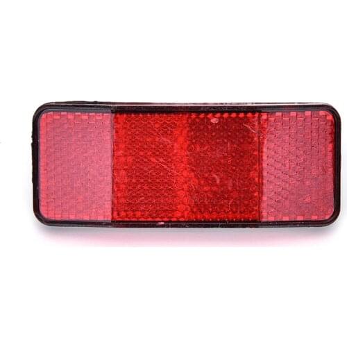 1pc MTB Bicycle Rack Tail Safety Caution Warning Reflector Disc Rear Pannier Reflective Racks Outdoor