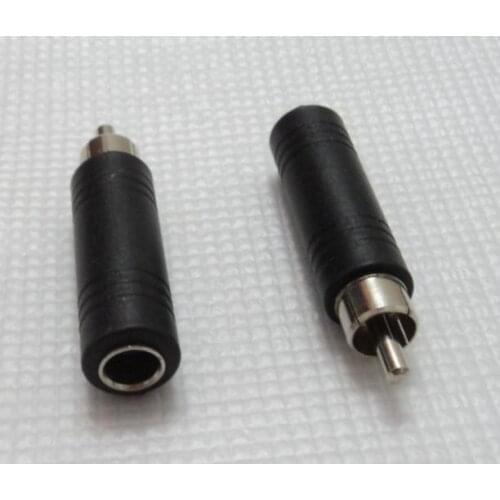 Free shipping RCA connector headset connector 6.5mm female to RCA connector audio adapter microphone adapter