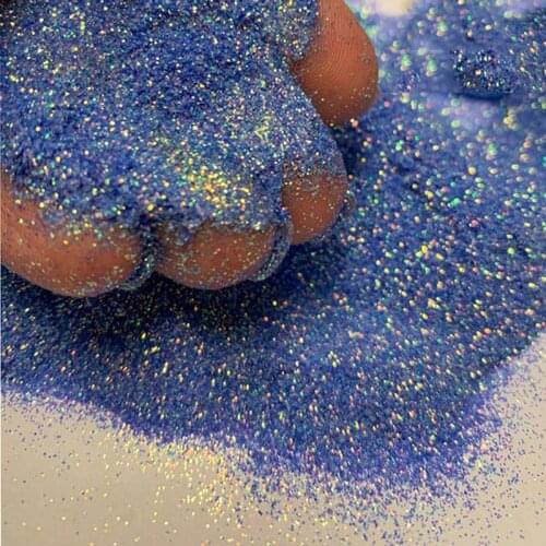 Nail Glitter 50g 1.75oz FINE 1/64" 0.015" 0.4MM Ultra Fine Iridescent Purple/Blue Glitter - Unicorn Nail Art Glitter 16 Colors