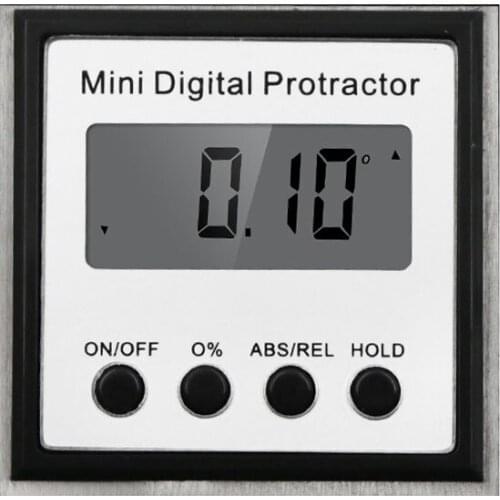 Stainleel Steel Digital Level Protractor Inclinometer Magnetic Level Angle Meter Angle Finder Level Box Angle Measring Tool
