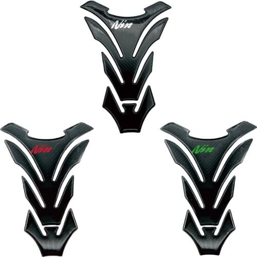 For Kawasaki Ninja 300 Z650 Z750 Z800 Z900 Z1000 Motorcycle Carbon Fiber Oil Fuel Gas Tank Pad Tankpad Decals Protector Stickers