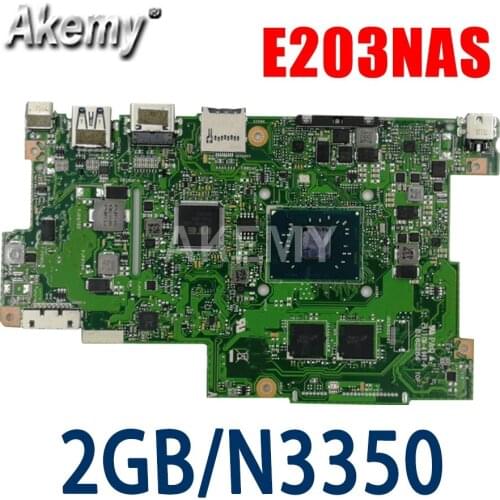 ERILLES 90NB0EZ0-R00060 Motherboard For Asus E203N E203NA E203NAS E203NAH E203M E203MA Laotop Mainboard 2G/N3350 32G-SSD