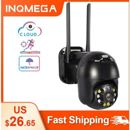 INQMEGA 1080P PTZ IP Camera 4X Digital Zoom Wireless Auto Tracking Outdoor Waterproof Speed Dome WiFi Security CCTV Cam YCC365