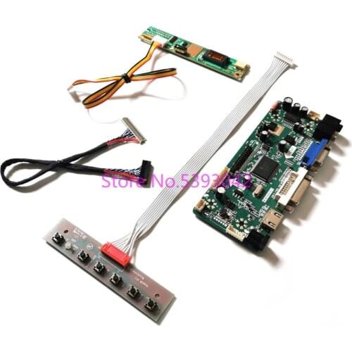 For LTN170WX-L01/L02/L03/L04/L05/L06/L08 30-Pin VGA 1440*900 Inverter LVDS 1CCFL M.NT68676 LCD display controller card kit