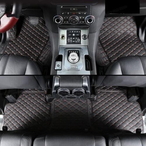Lsrtw2017 Leather Car Floor Mat for Range Rover Sport L320 2005 2006 2007 2008 2009 2010 2011 2012 2013 Land Saloon Accessories