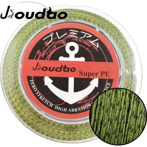Jioudao 4 Strands 8 Strands 150M Spotted PE Multifilament Extreme Braided Fishing Line Fishing Cord Pesca