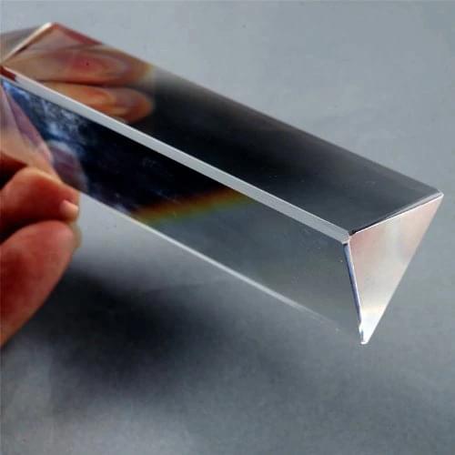 LHLL-Physics Education Prism Precision Optical Glass 4 inches