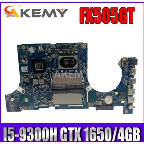 Akemy Motherboard For ASUS TUF Gaming FX505G FX505GT FX95GT FX95GT9750 Laptop Mainboard I5-9300H GTX 1650/4GB GDDR5