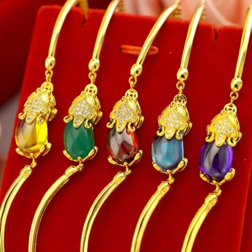 Fashion Bracelet Wrist Chain Yellow Gold Filled Womens Girls Jewelry Gift