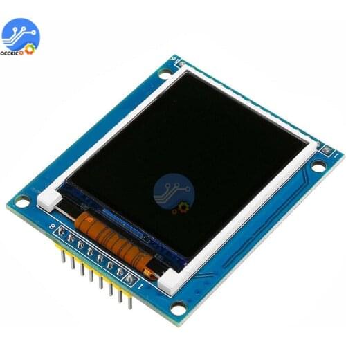 1.8 inch TFT LCD Screen Module SPI Serial Communicate Port ST7735 Driver 128*160 LCD Display Module 3.2V/5V for Arduino DIY Kit